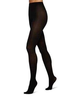 Hue Ribbed Control Top Tights