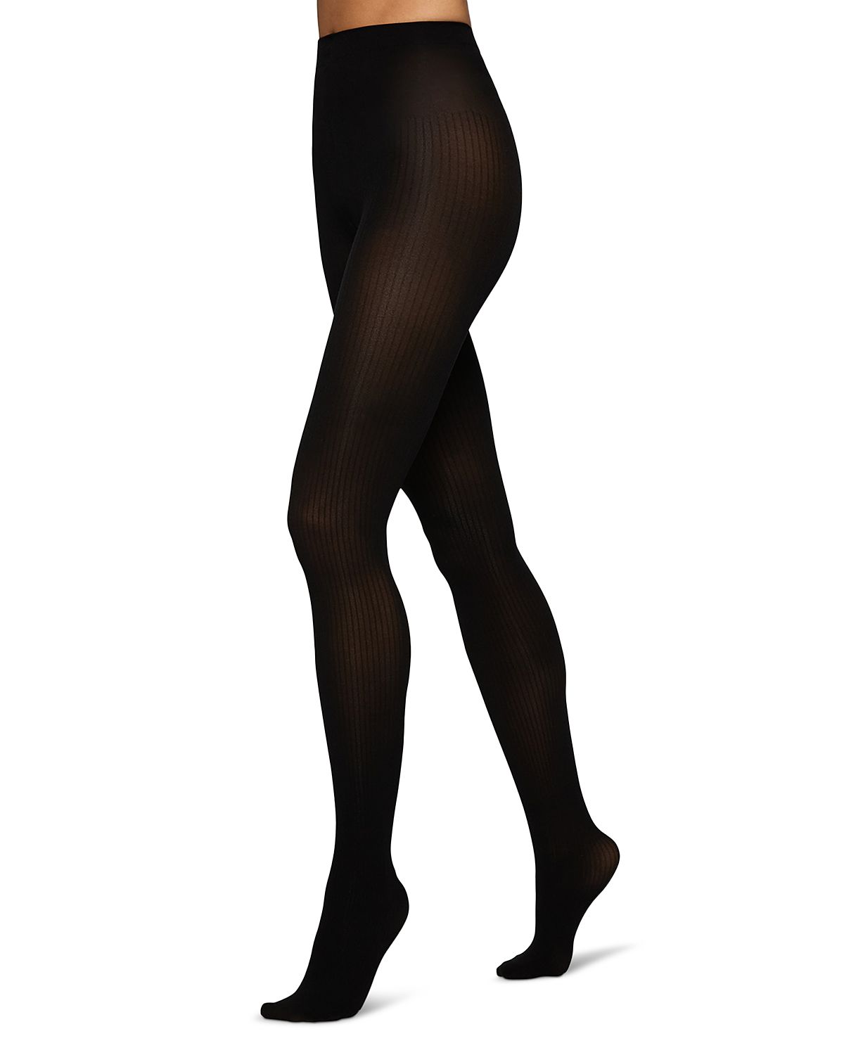 Hue Ribbed Control Top Tights