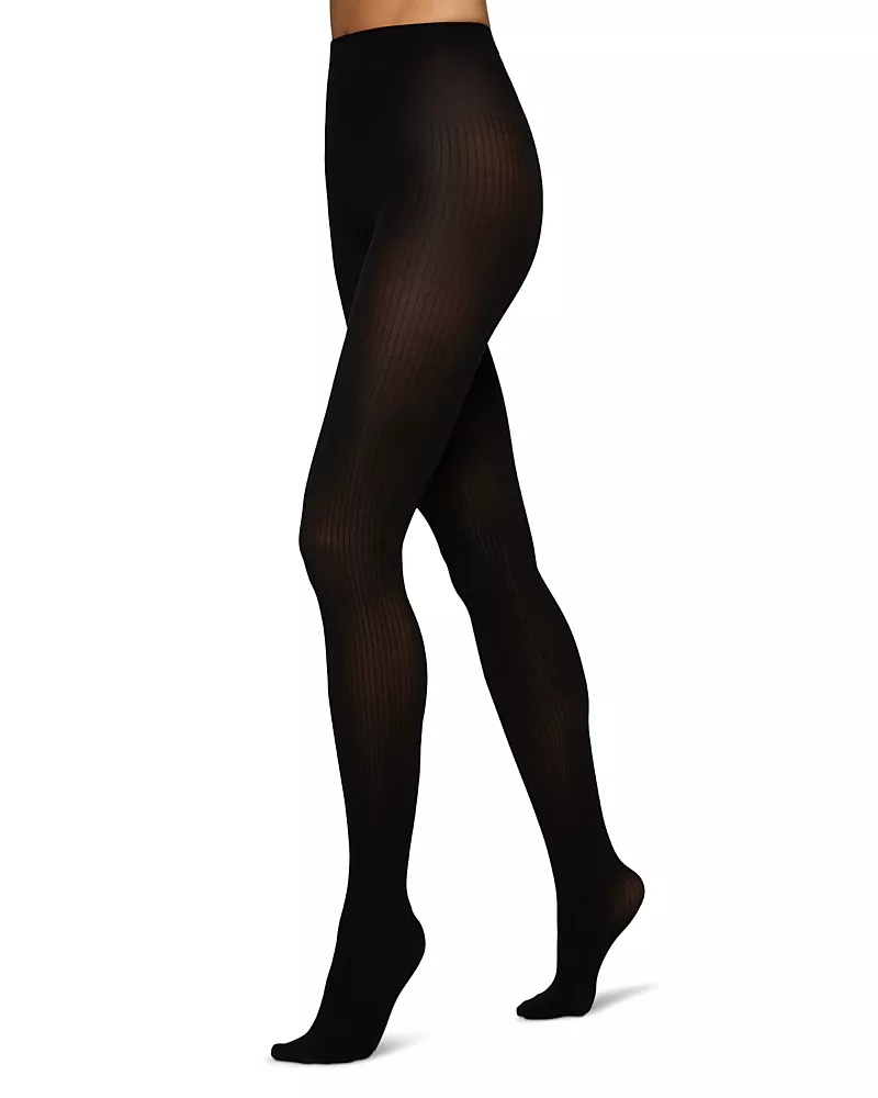 Hue Ribbed Control Top Tights