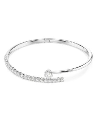 Matrix Stone Bypass Bangle Bracelet