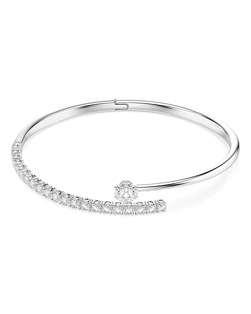 Swarovski Matrix Stone Bypass Bangle Bracelet