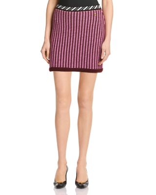 Crocheted Wool Mini Skirt