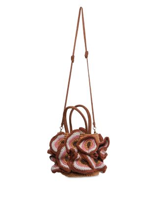 Crochet Flower Wool Handbag