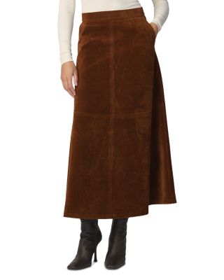 The Tavi Faux Suede Skirt