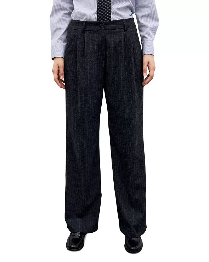 Gerard Darel Mini Pinstriped Pants