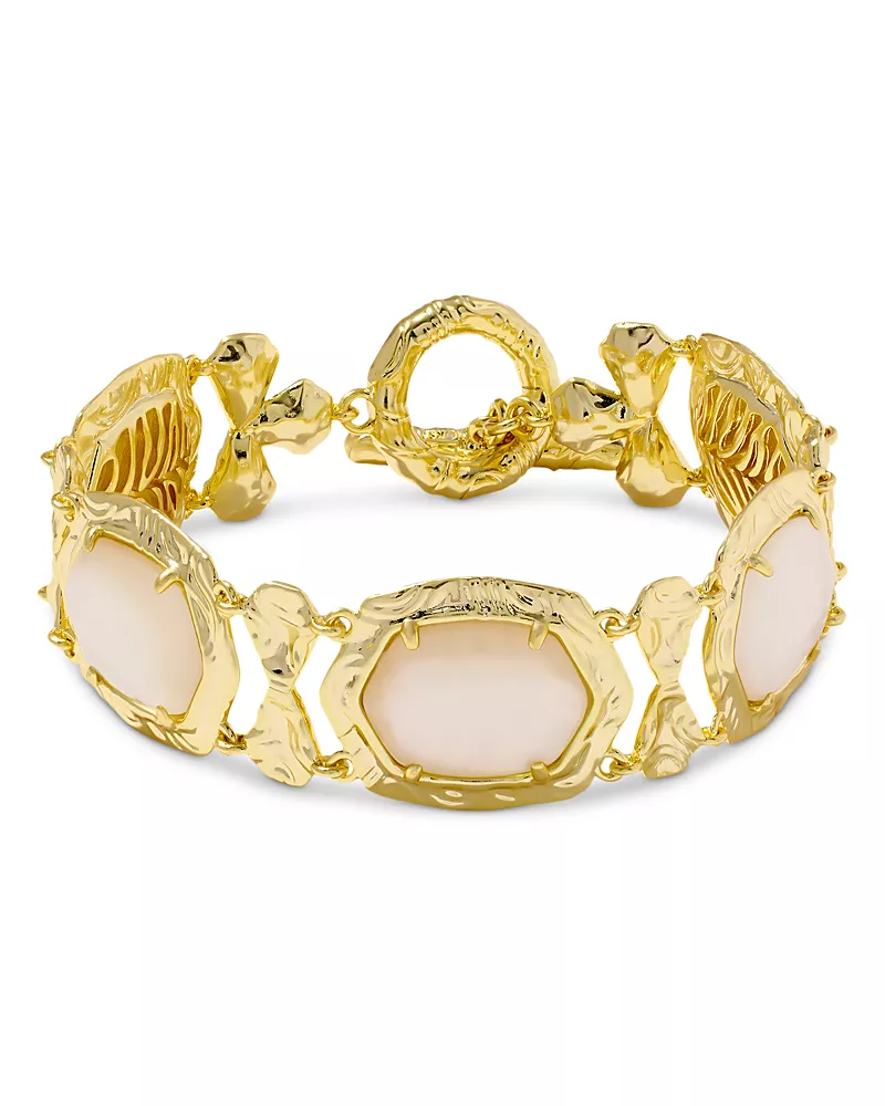 Kendra Scott Daphne Tiger Stripe Openwork Stone Statement Bracelet