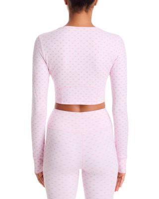 Zenelle Bow Print Zip Front Jacket - thumbnail 3