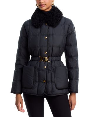 Cygnes Belted Down Jacket - thumbnail 3
