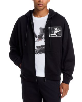 Darishood Cotton Logo Graphic Drawstring Hoodie