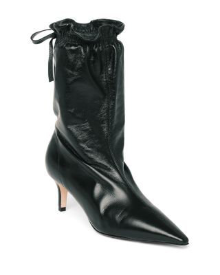 Women's Alex Scrunched Leather Ankle Boots