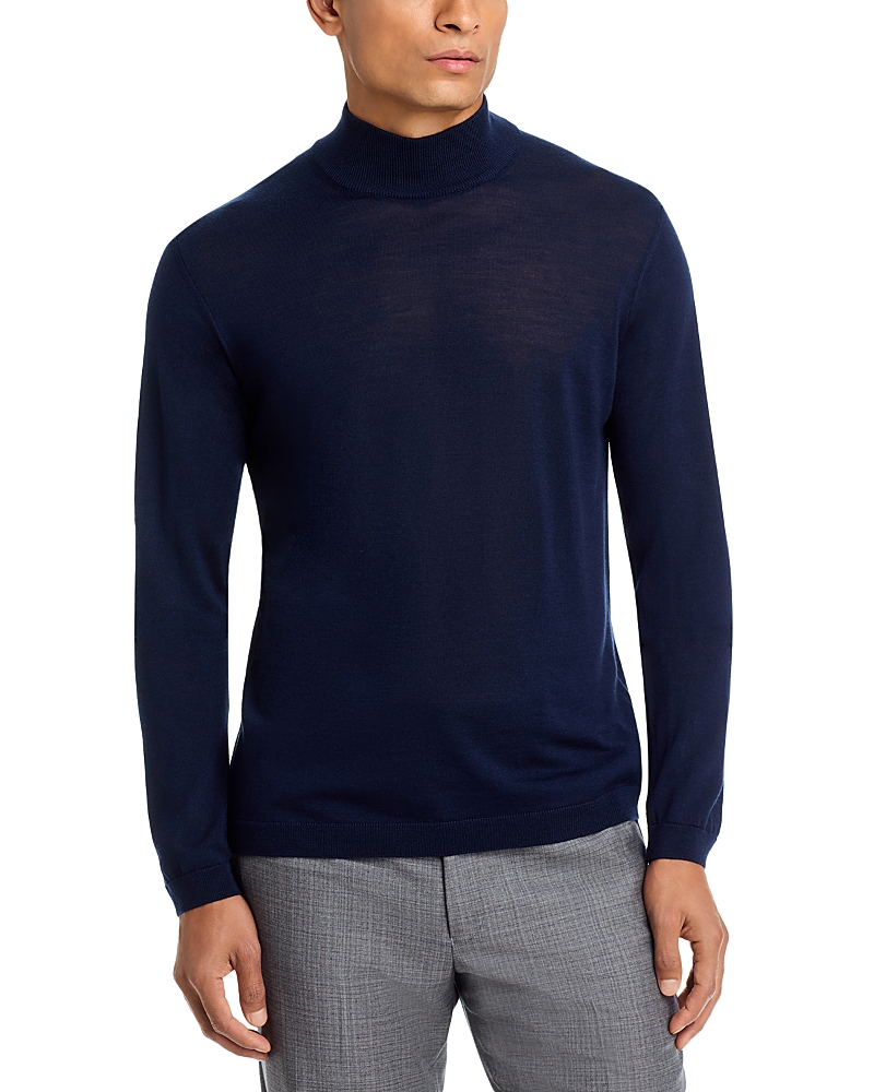 Jack Victor Wool & Silk Mock Neck Sweater