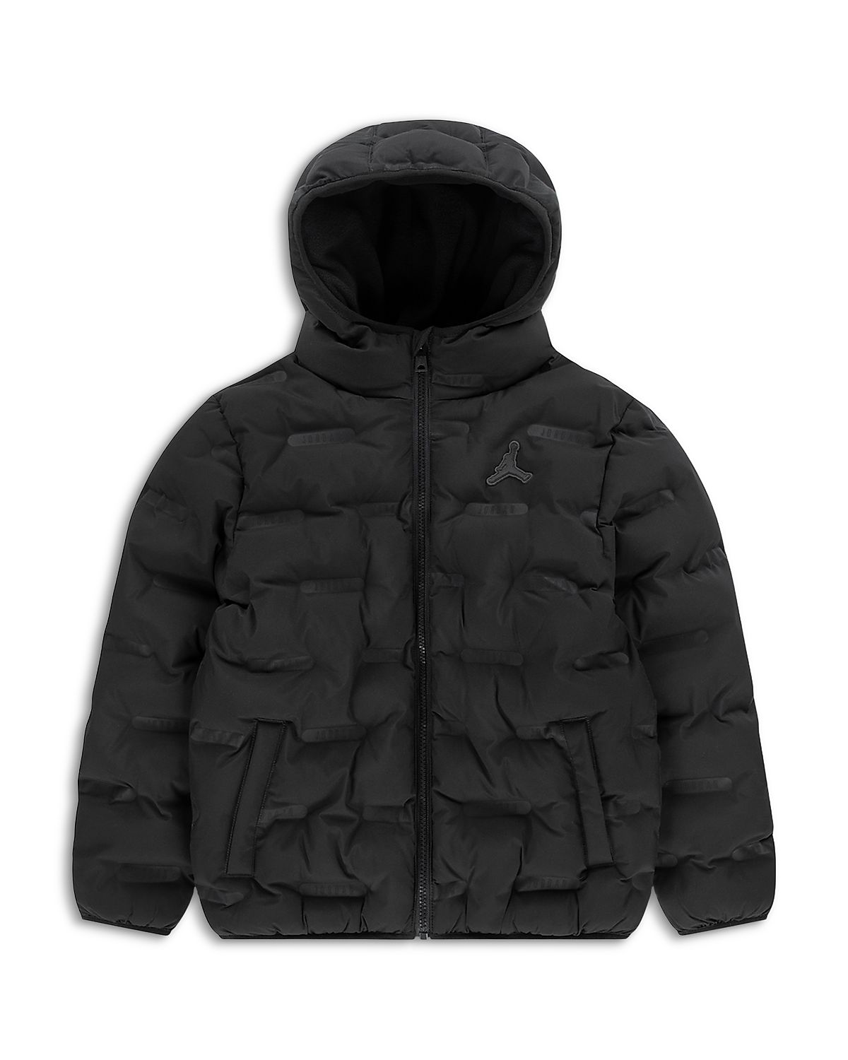 Jordan Boys' Heat Debossed Midweight Puffer Jacket - Big Kid