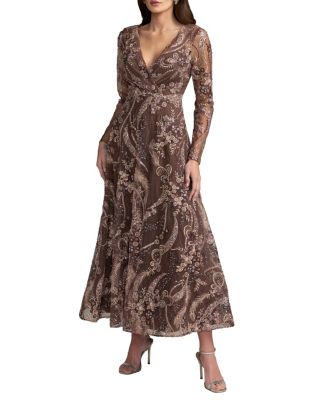  Petite Beaded Embroidered Maxi Dress