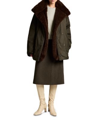 Faux Fur Lined Puffer Coat