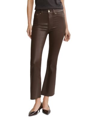 Bridget Instasculpt™ High Rise Ankle Bootcut Jeans in Brownstone Coated