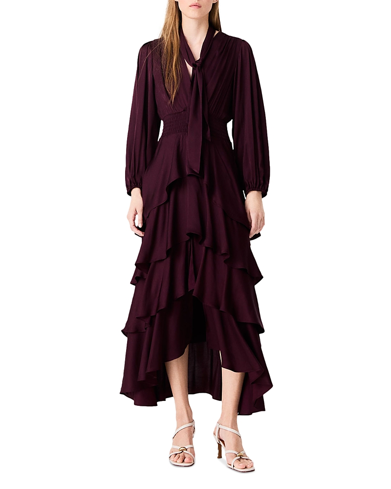 Maje Ruffinelaty Ruffled Tiered Dress