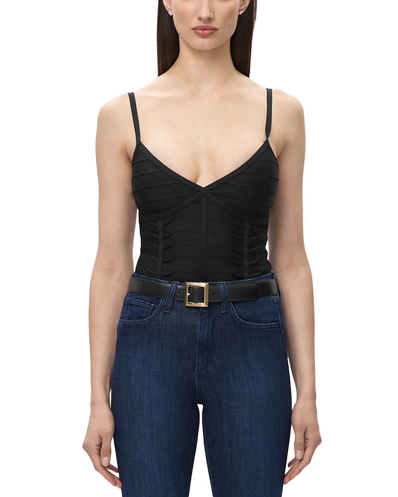 Herve Leger The Laura V Neck Bandage Top
