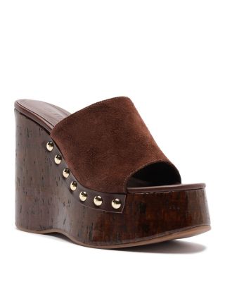 Women's Dalle Studs Suede Platform Sandals