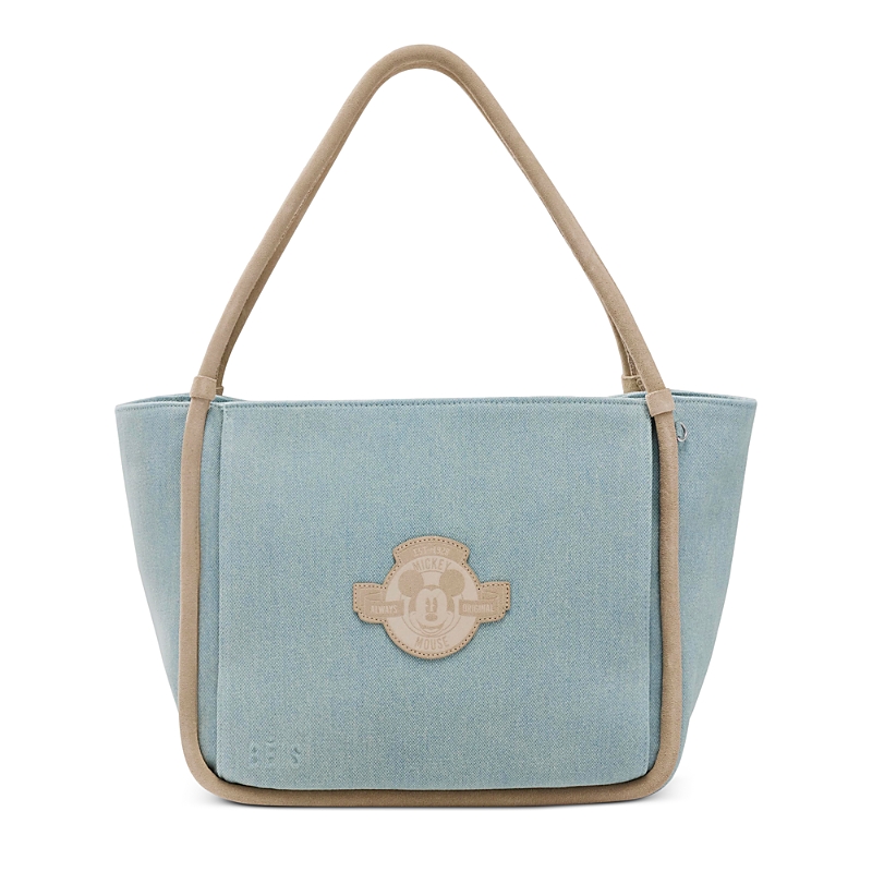 Beis The Disney Tote Bag In Blue Jeans