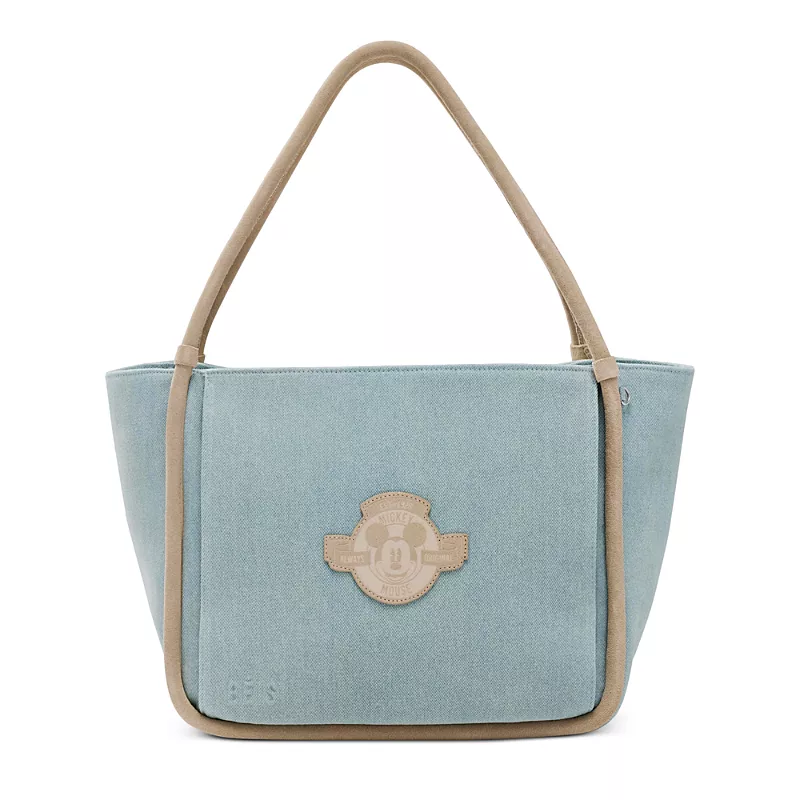 Beis The Disney Tote Bag In Blue Jeans