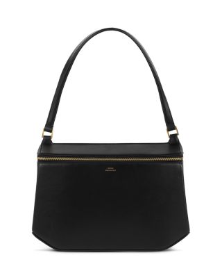 Leather Box Shoulder Bag 