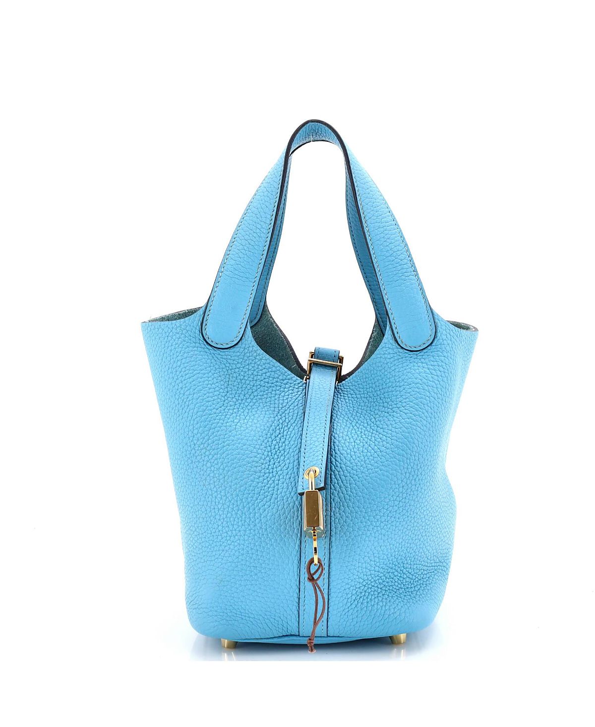 Pre-Owned HERMES Pm Picotin Lock Bag Clemence