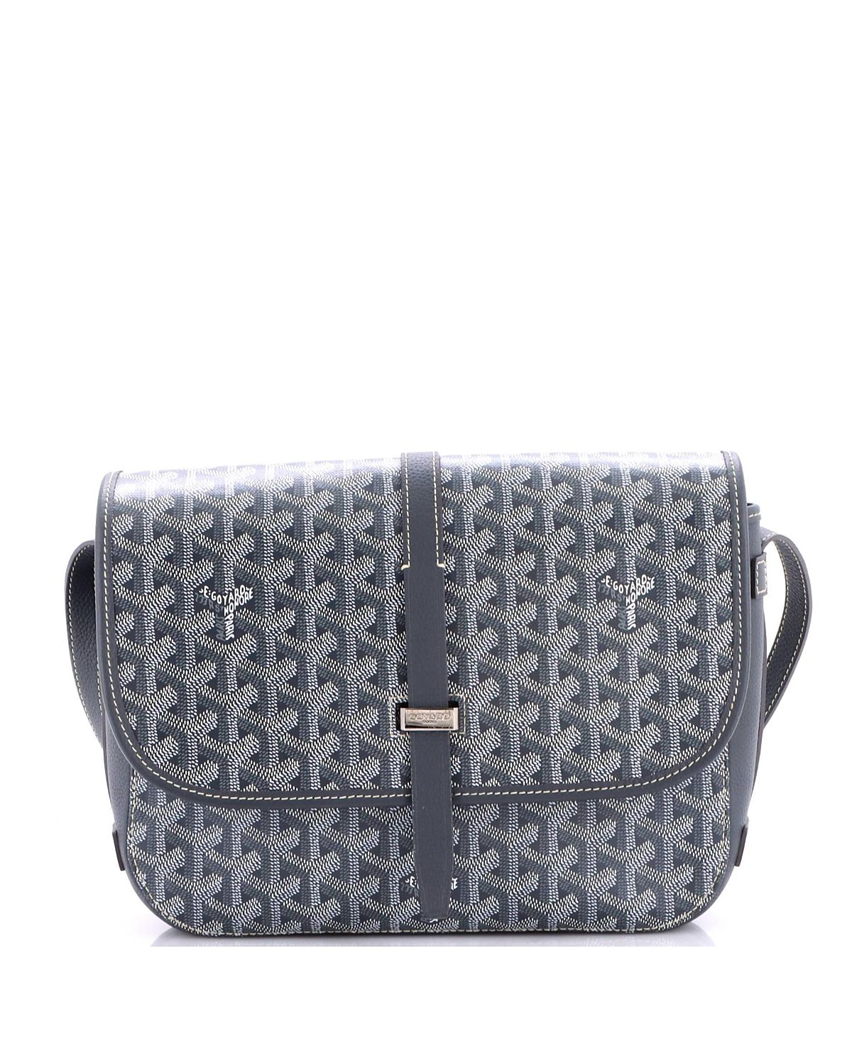 Pre-Owned Goyard Mm Belvedere Ii Messenger Bag Coated Canvas
