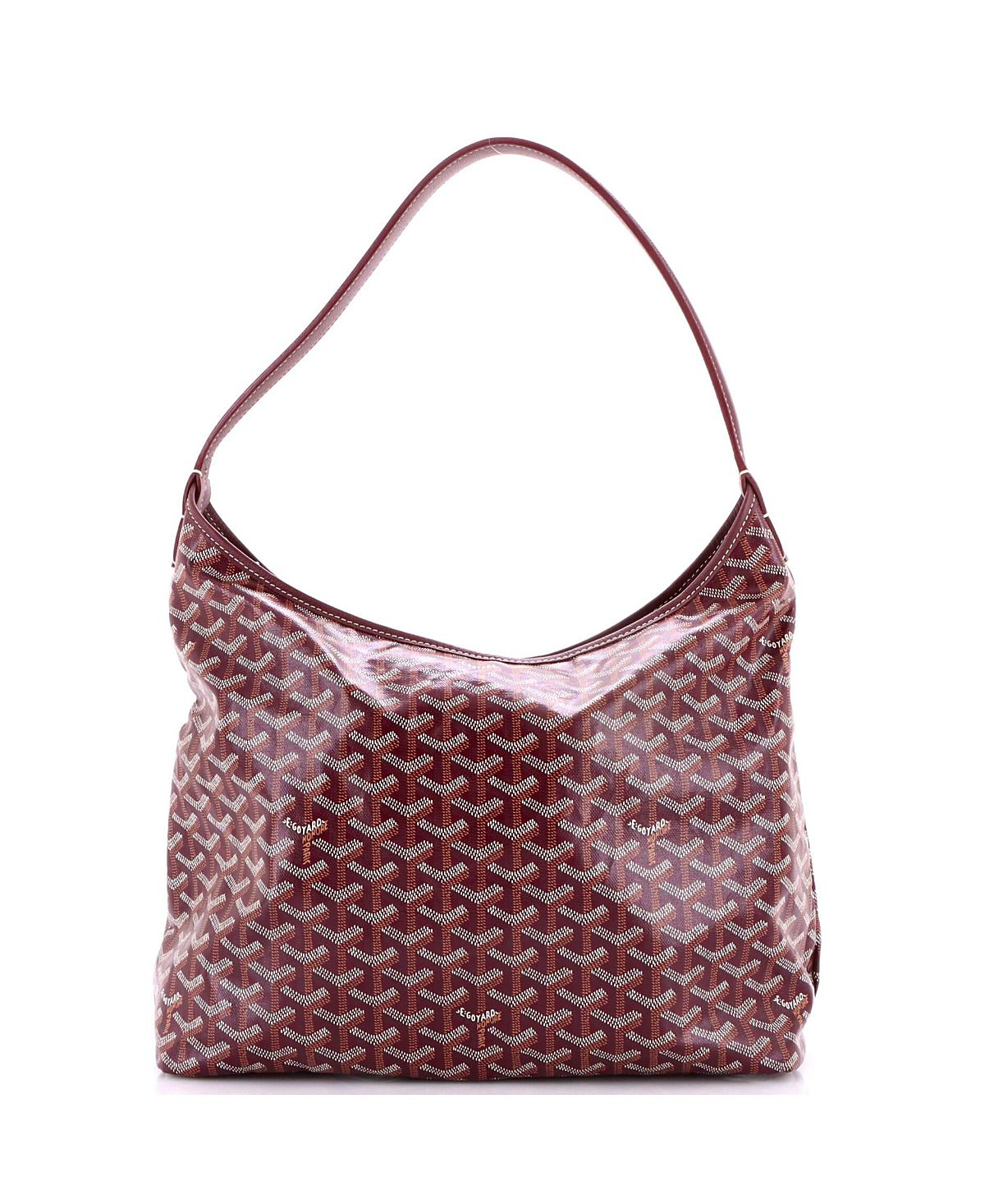 Pre-Owned Goyard Boheme Hobo Coated Canvas