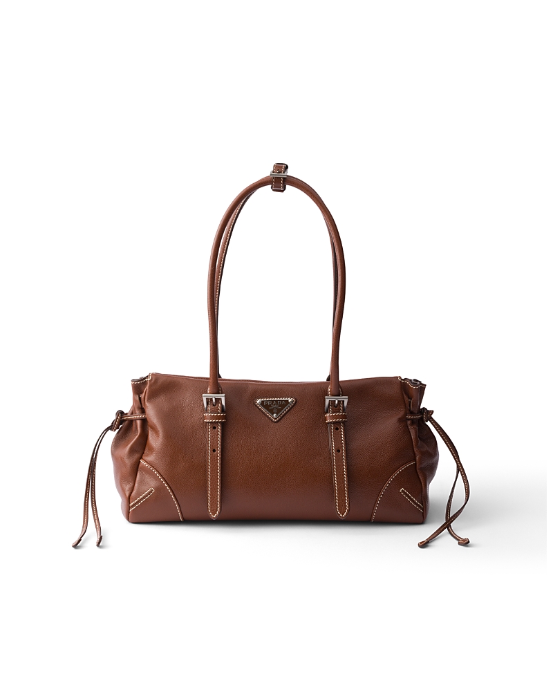 Prada Bonnie Medium Antiqued Leather Tote Bag · One Size