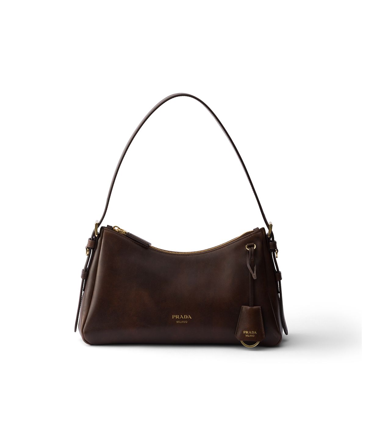 Prada Aimee Medium Leather Shoulder Bag