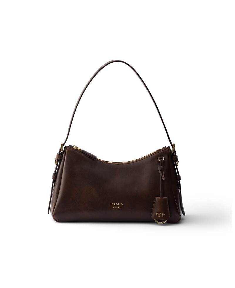 Prada Aimee Medium Leather Shoulder Bag