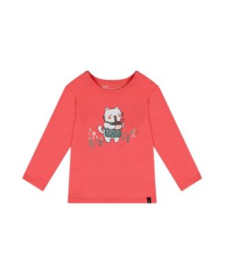 Girls' Organic Cotton Cat Noodle Long Sleeve T-Shirt - Big Kid