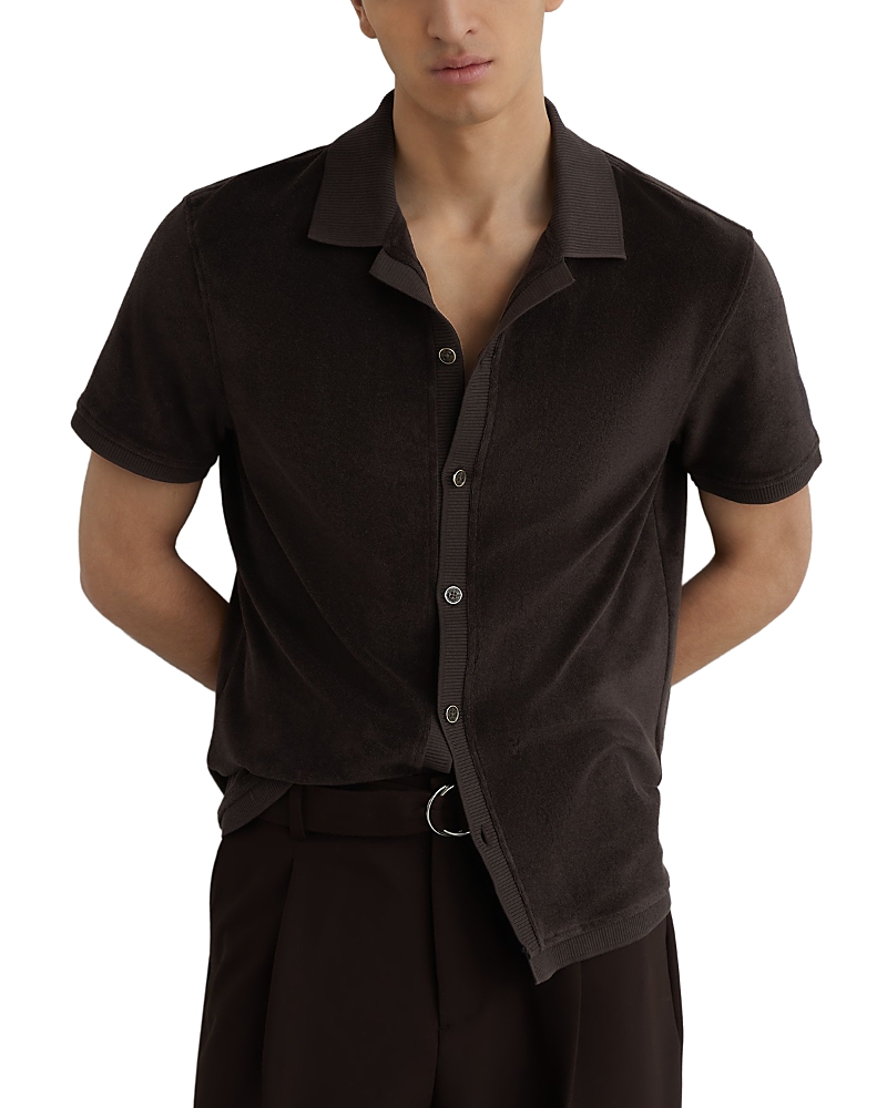 Reiss Eden Short Sleeve Towelling Shirt