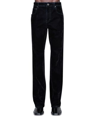 Vintage Fit Flock Jeans in Black