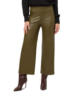 Fifteen Twenty Faux Leather Cropped Pants