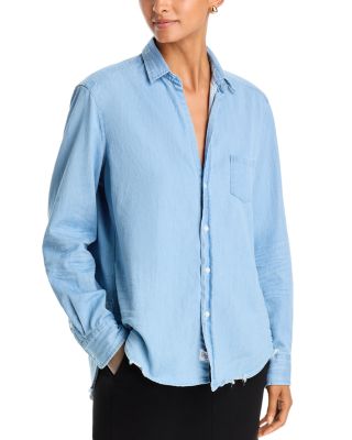 Cotton Printed Relaxed Button Up Shirt