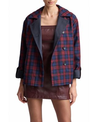 Reversible Scarf Barn Jacket - thumbnail 4