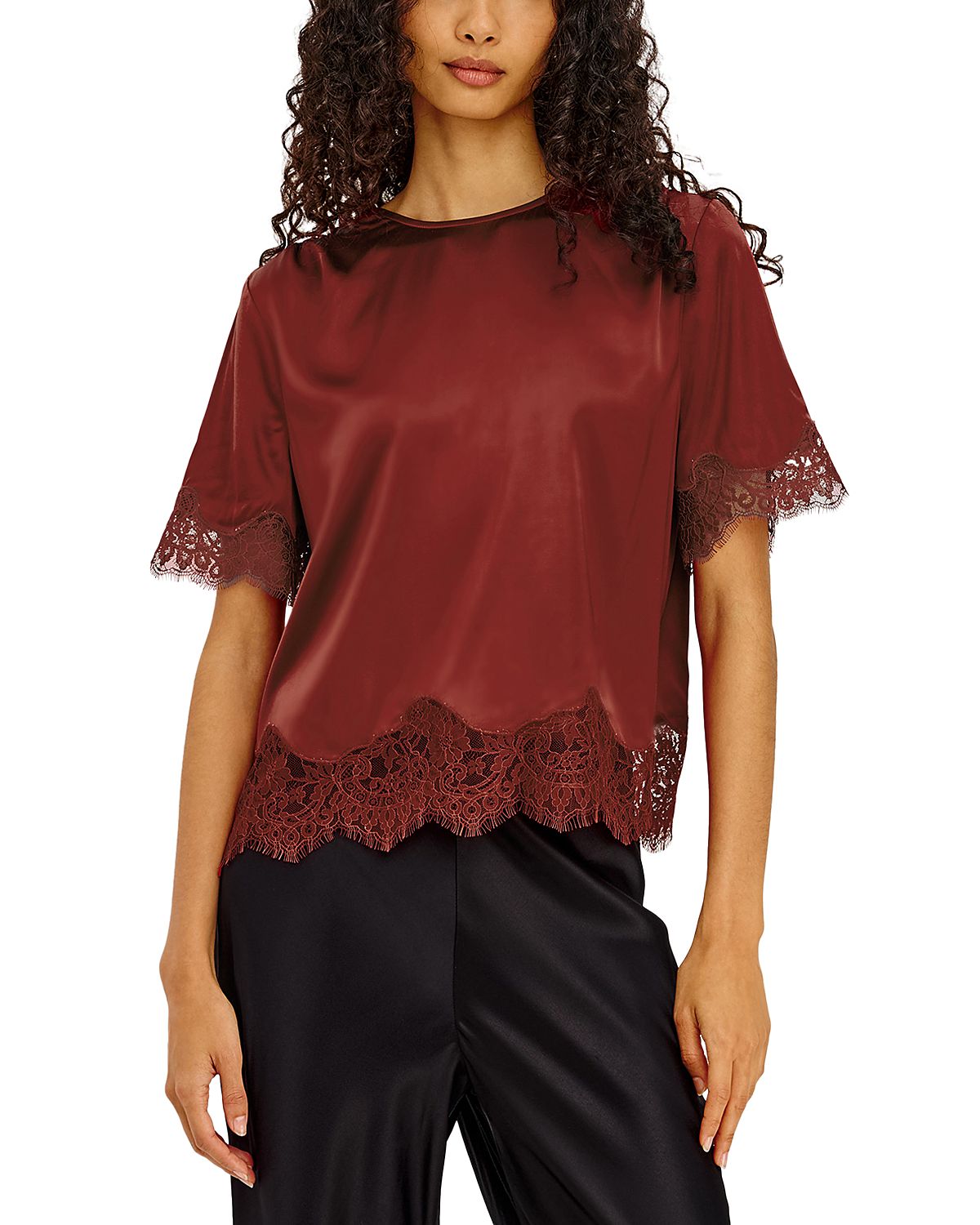 Rails Sonora Lace Trim Top