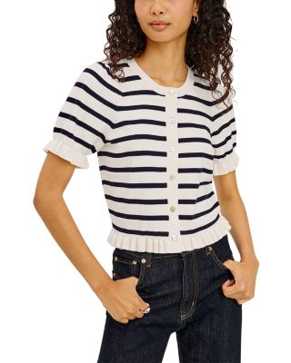 Lora Crewneck Cardigan Sweater