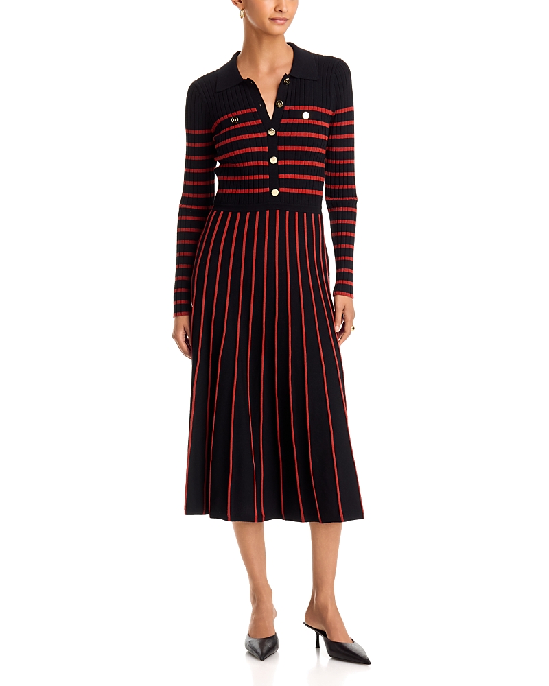 Elie Tahari The Elodie Ribbed Sweater Dress