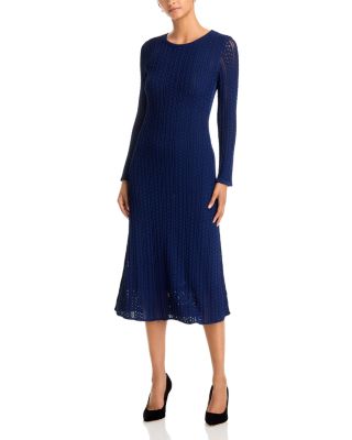 The Julietta Pointelle Sweater Dress