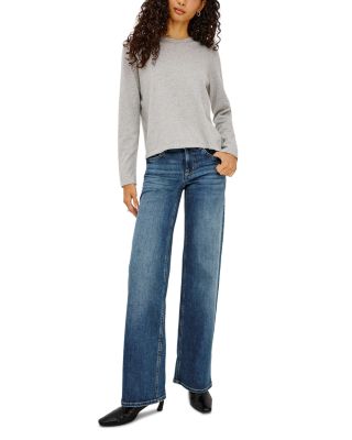 Getty Cotton Stretch Low Rise Jeans in Lagoon