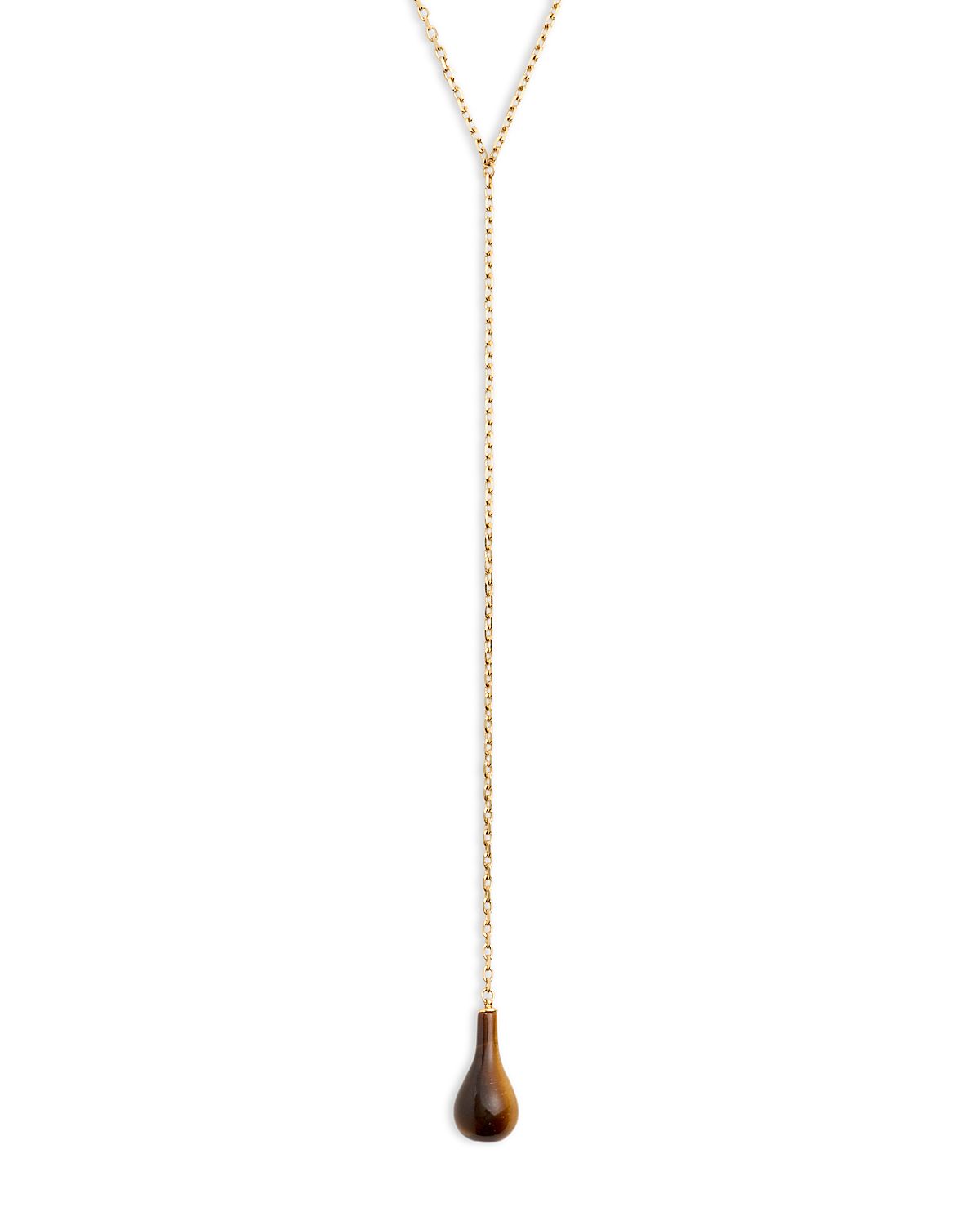 Toteme Tiger's Eye Drop Necklace