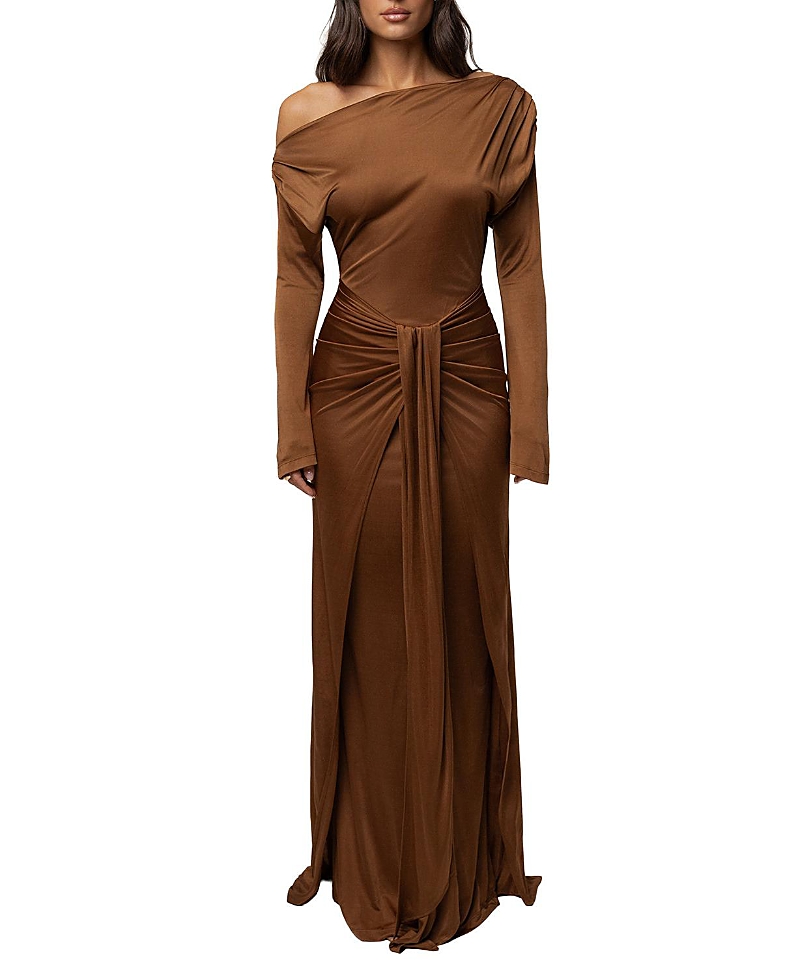 Jluxlabel Draped Perfection Maxi Dress