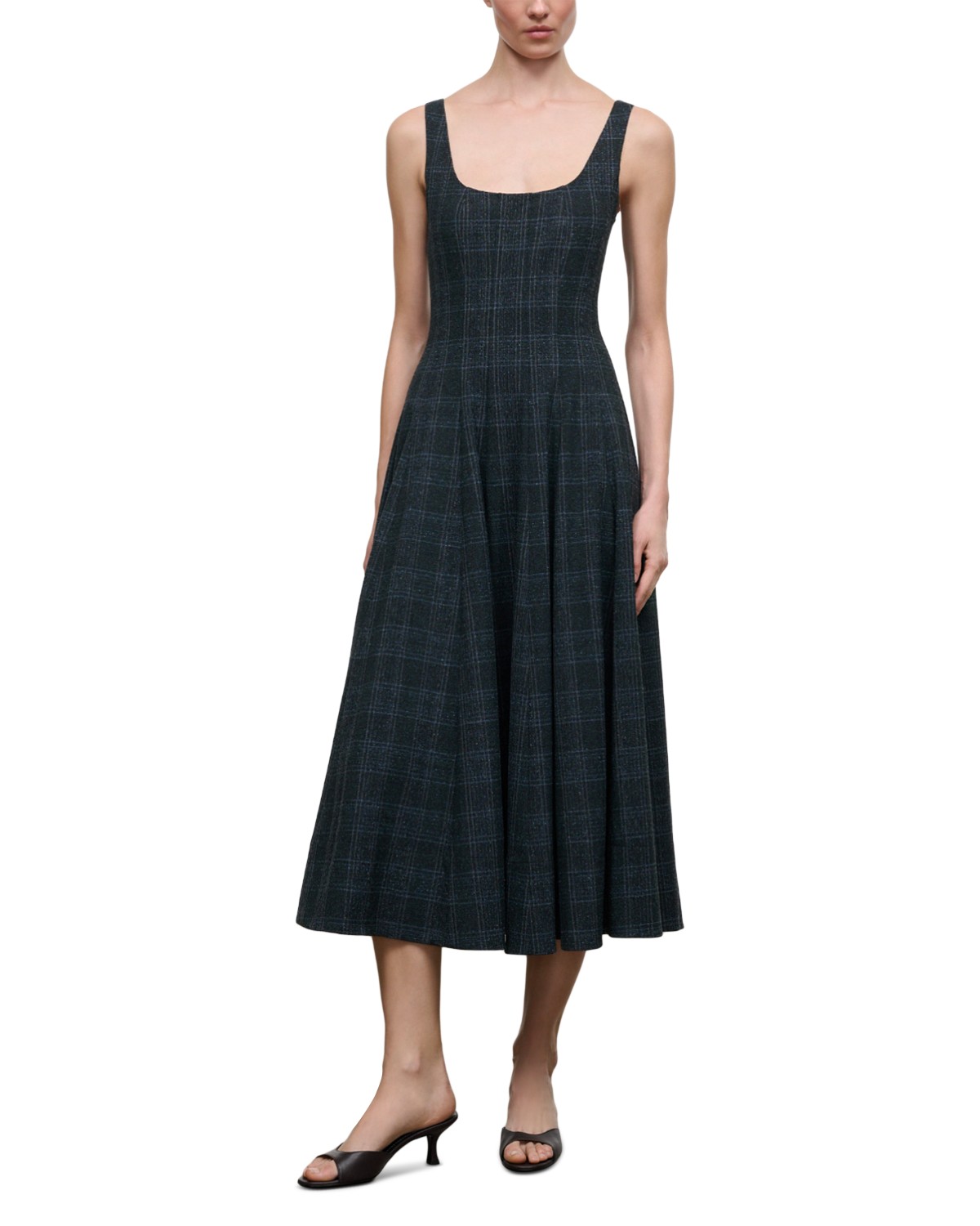 Wells Printed Sleeveless Midi Dress