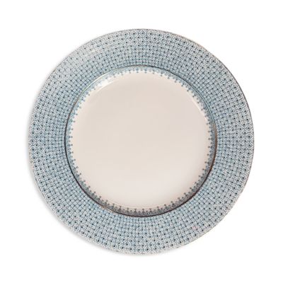 Turquoise Lace Dessert Plate