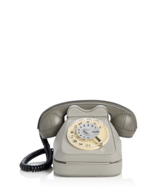 Rotary Phone Leather Crossbody Bag