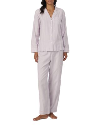 Long Sleeve Brushed Twill Pajama Set - Exclusive