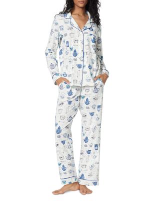Cotton Stretch Long Sleeve Pajama Set