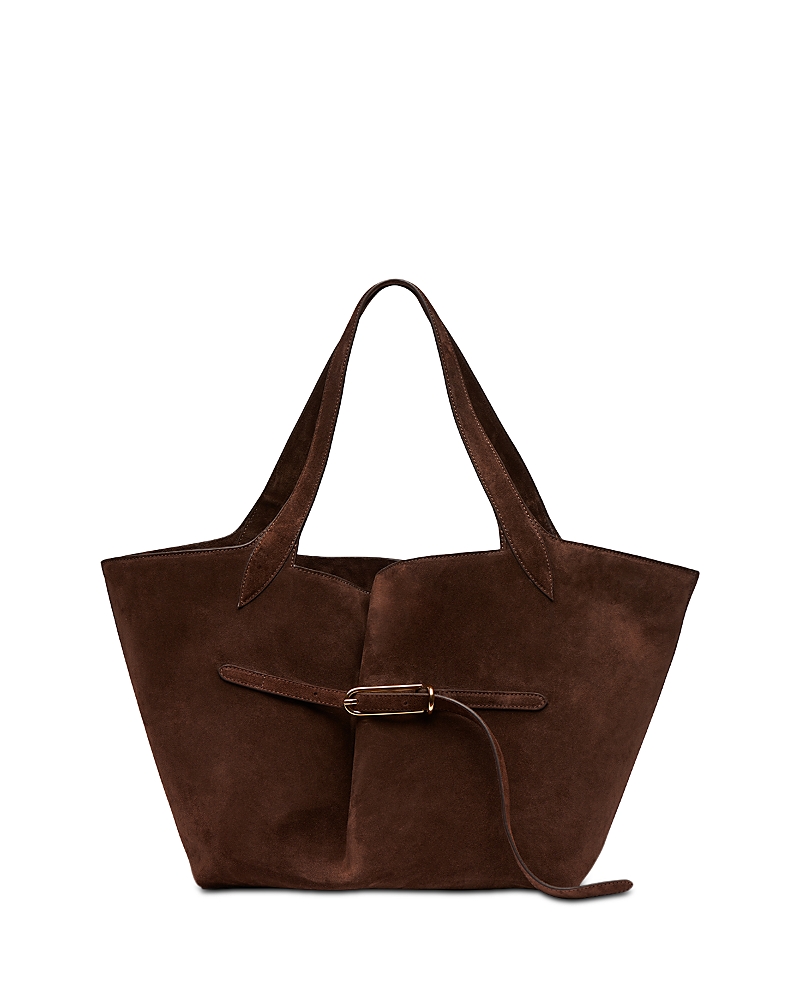 Liffner Medium Belted Leather Tote · NO SIZE